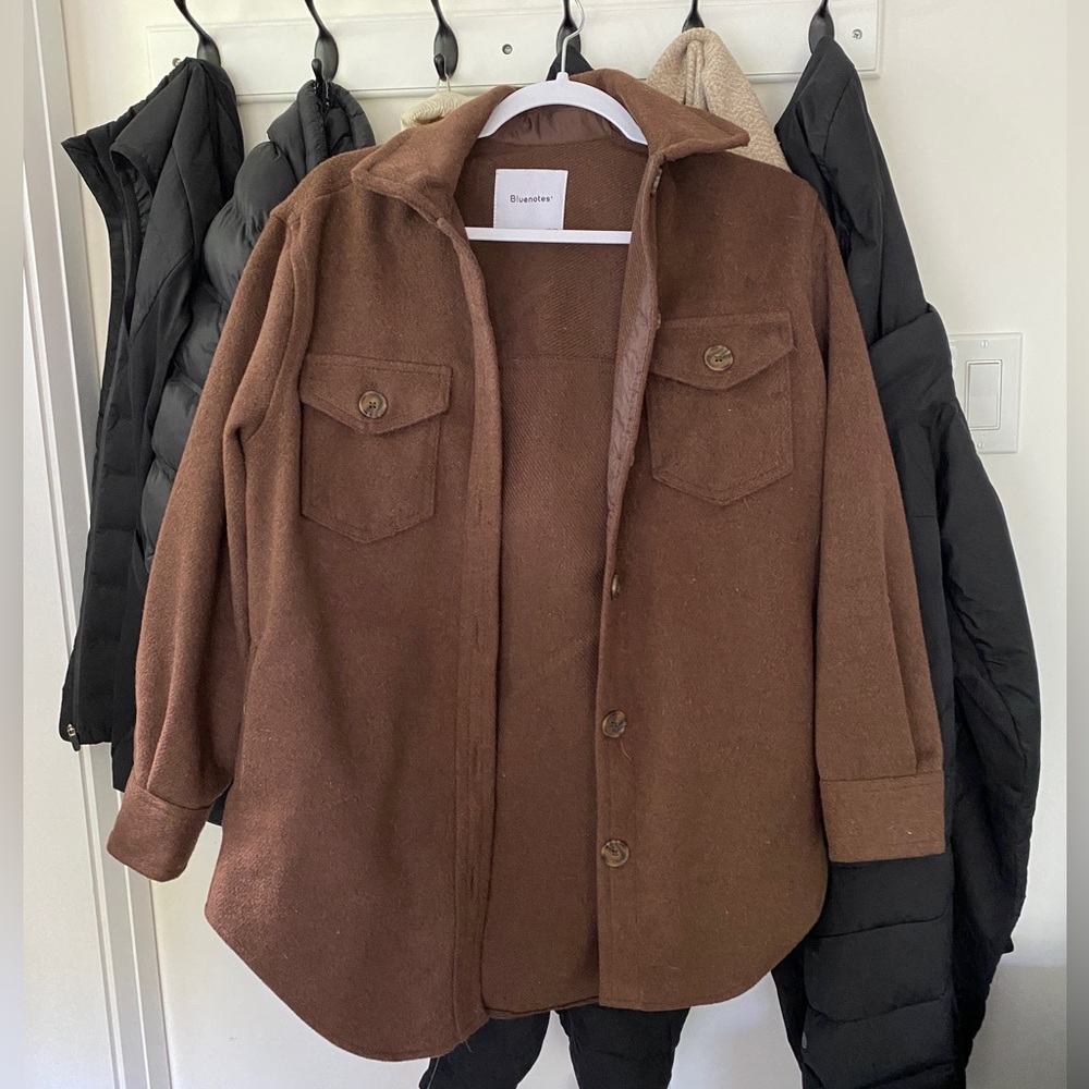Shacket Jacket - Brown